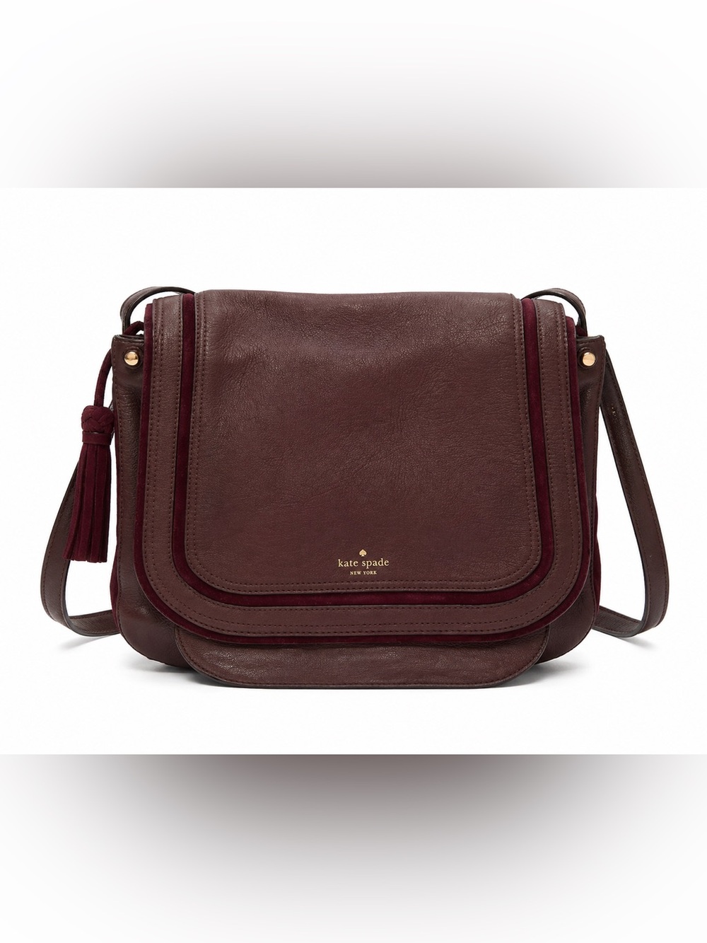 Kate Spade New York Leather Rianne Pratt Street Shoulder Bag /Satchel